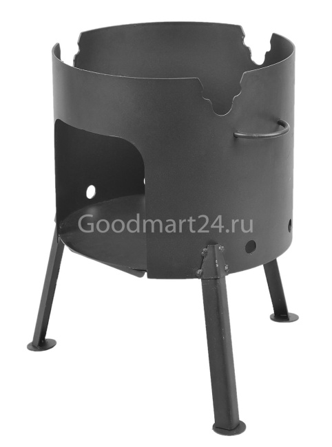 Печь под казан на 6 - 8 литров (диаметр 320 мм, сталь 2 мм)